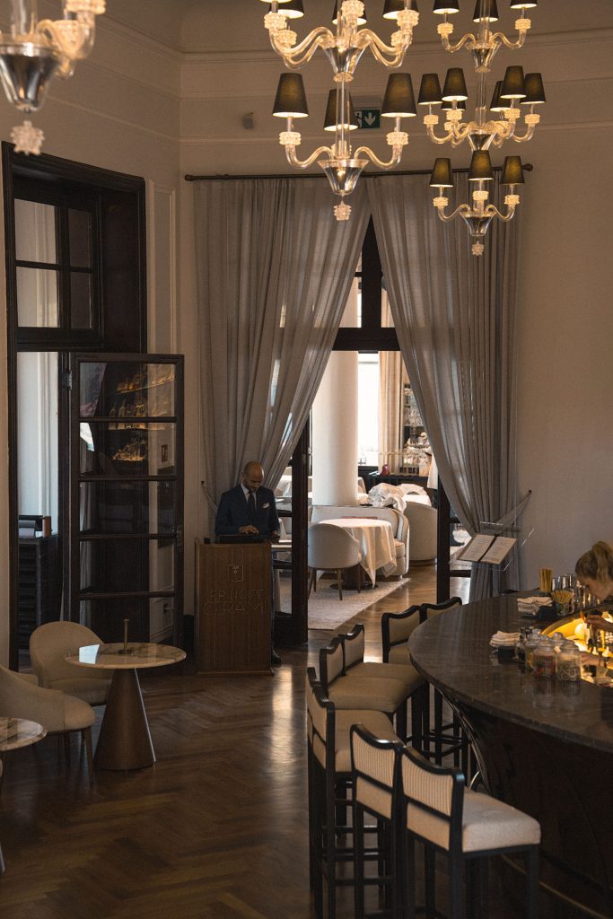 Michelin-starred Principe Cerami restaurant in San Domenico Palace