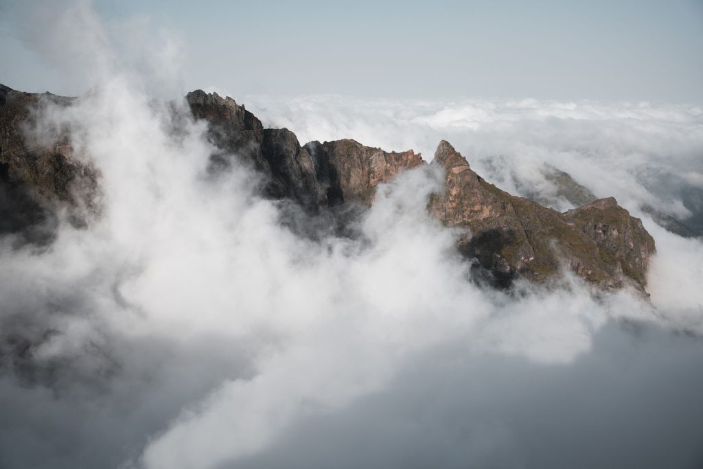 Panoramic view from Pico do Arieiro, one of Madeira’s highest peaks.