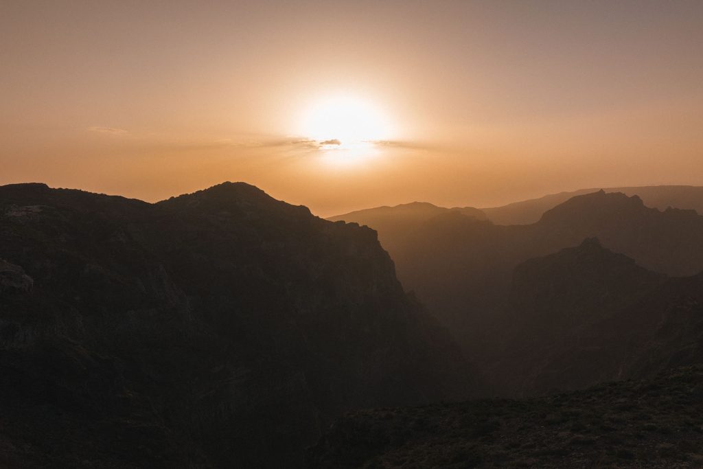 Panoramic view from Pico do Arieiro, one of Madeira’s highest peaks.